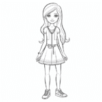 CHELSEA BARBIE FREE PRINTABLE COLORING PAGES