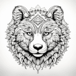 animal mandala coloring pages