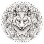 animal mandala coloring pages