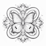 easy cute mandala coloring pages butterfly mandala coloring pages