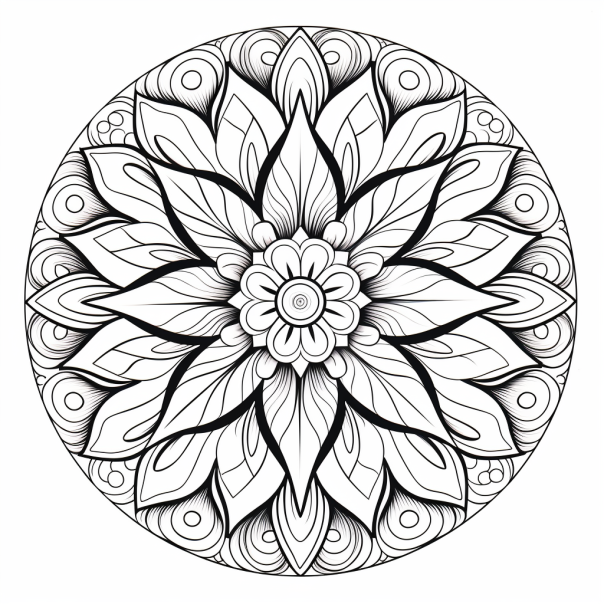 Free Mandala coloring pages and sheets: printable and easy, animal and flower