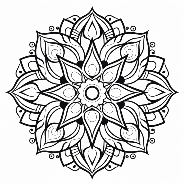 Free Mandala coloring pages and sheets: printable and easy, animal and flower