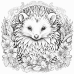 hedgehog_mandala_coloring_page_