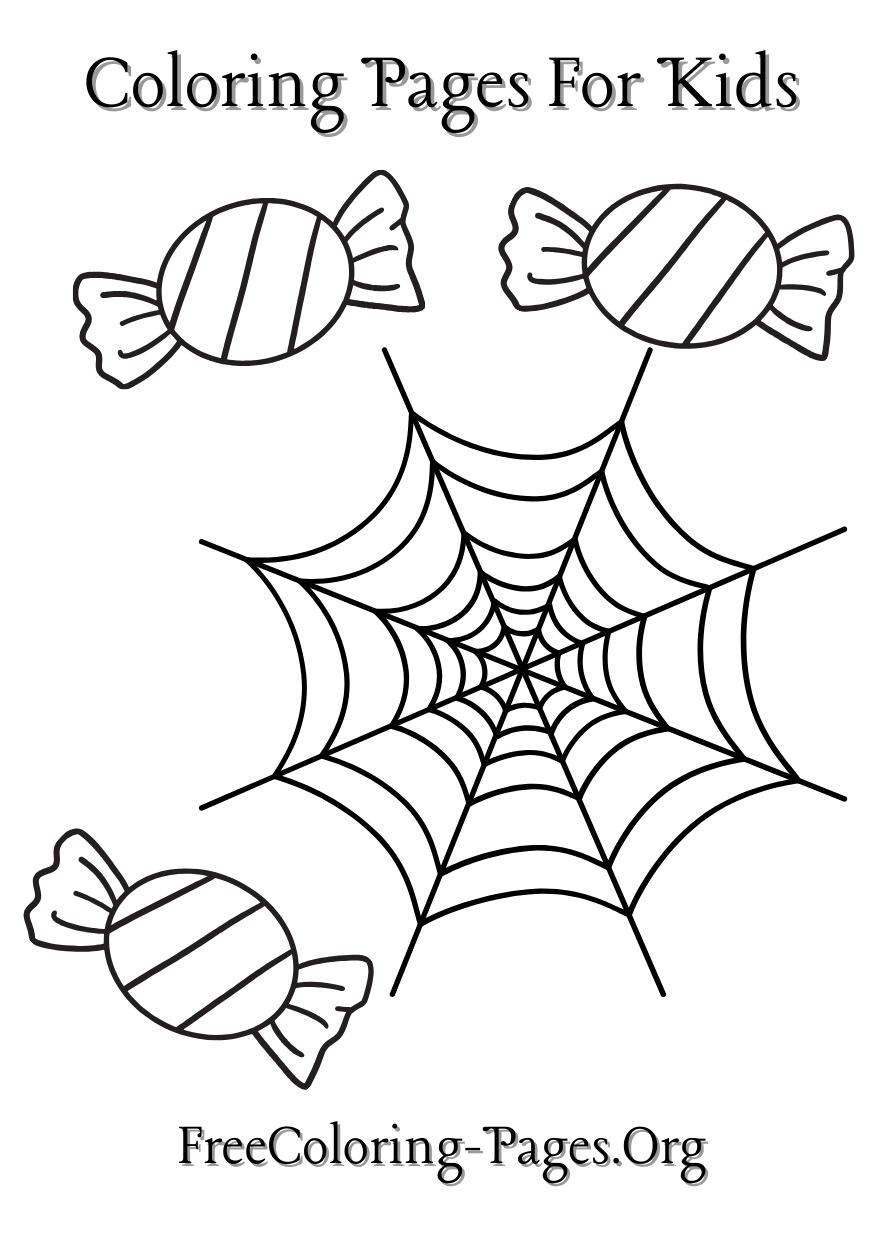 HALLOWEEN COLORING PAGES FOR KIDS