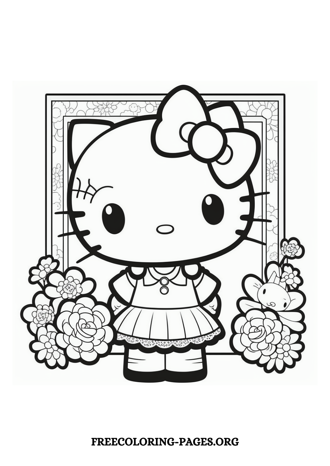 hello kitty coloring pages , hello kitty coloring printable pages, hello kitty and friends coloring pages , free printable hello kitty coloring pages