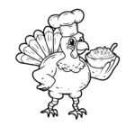 happy thanksgiving coloring pages free