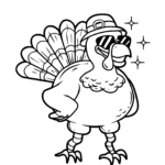 happy thanksgiving coloring pages free