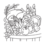 happy thanksgiving coloring pages free