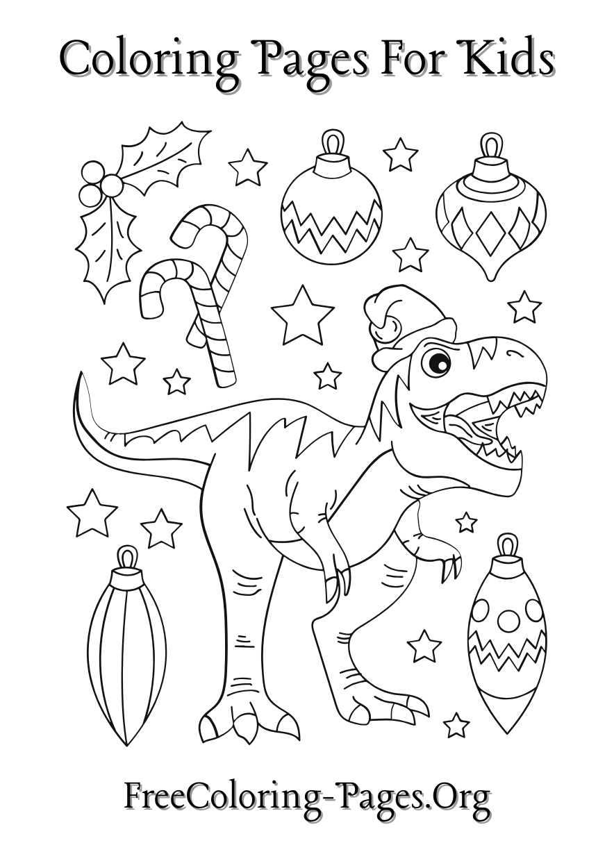 DINOSAUR COLORING PAGES FOR KIDS free printable