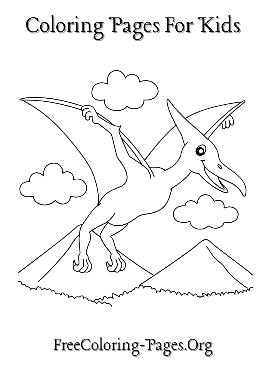 DINOSAUR COLORING PAGES FOR KIDS free printable