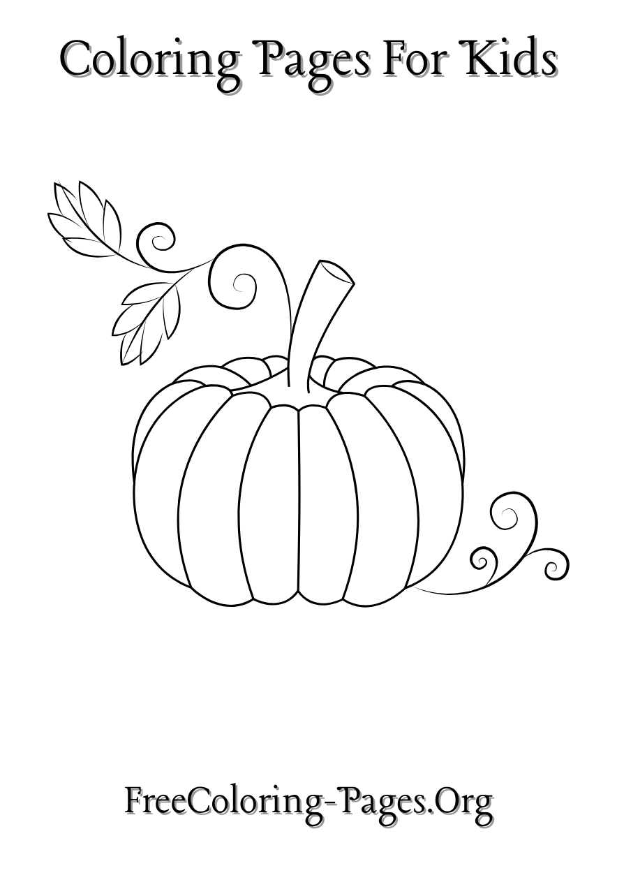 autumn fall free coloring pages for kids