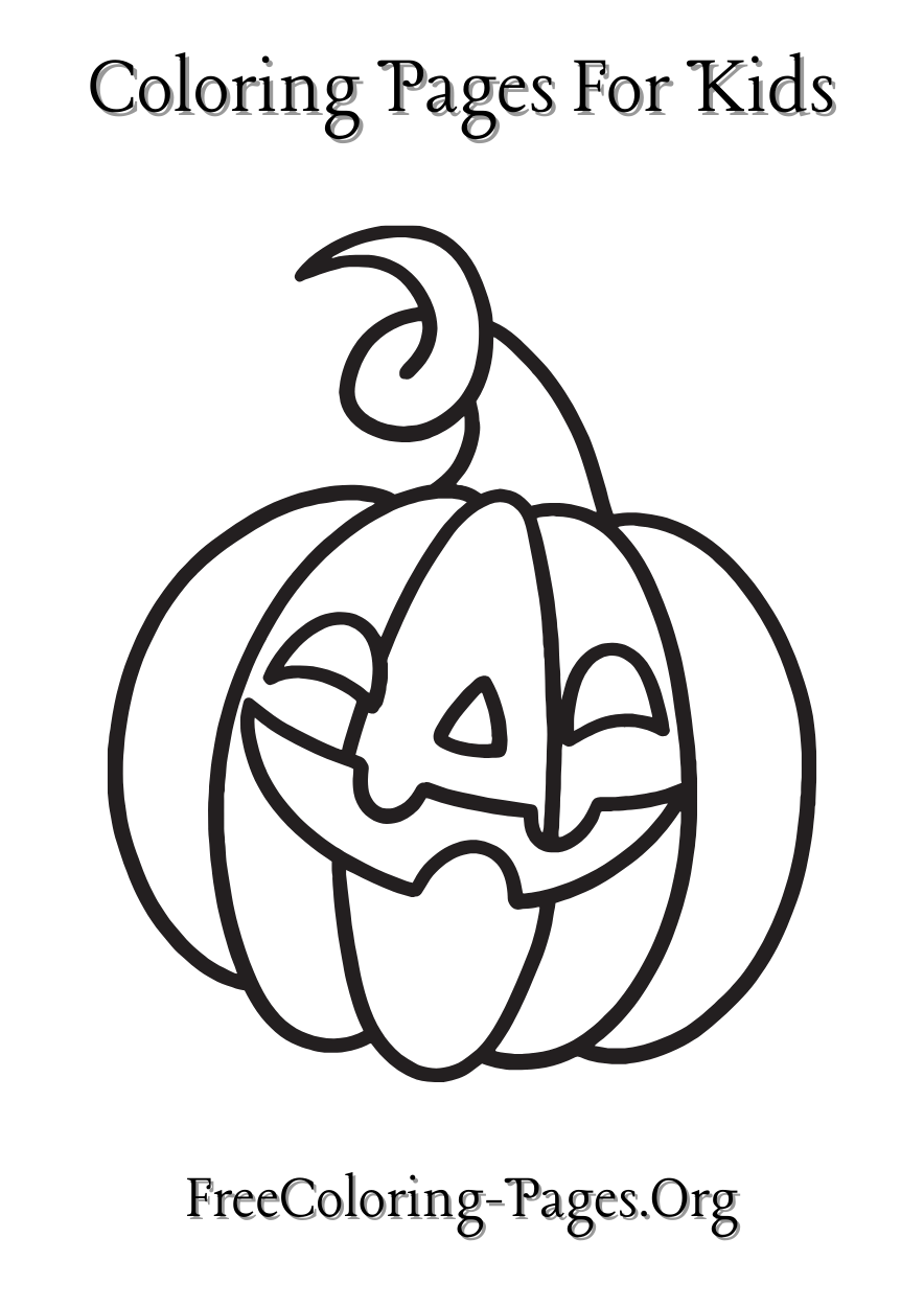 HALLOWEEN COLORING PAGES FOR KIDS