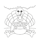 happy thanksgiving coloring pages free