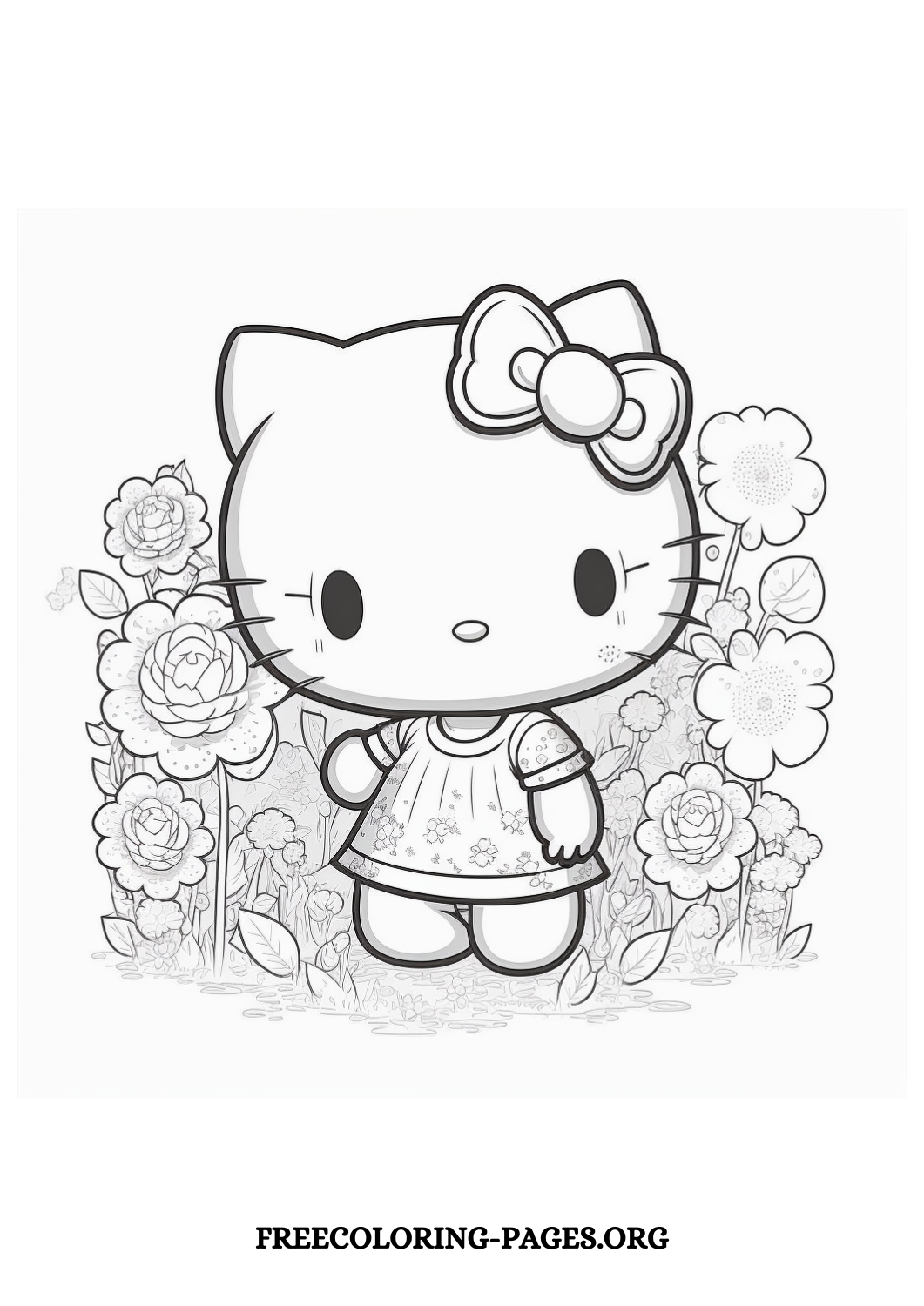 hello kitty coloring pages , hello kitty coloring printable pages, hello kitty and friends coloring pages , free printable hello kitty coloring pages