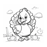 happy thanksgiving coloring pages free