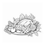 happy thanksgiving coloring pages free