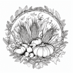 happy thanksgiving coloring pages free