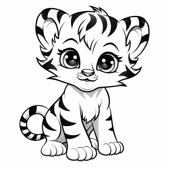 coloring page of a tiger printable tiger coloring pages