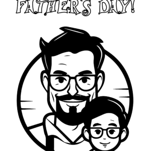 Happy Father's Day Free Coloring Pages for Kids and Adults