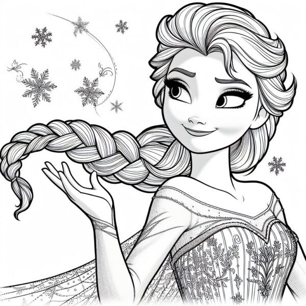 20 Frozen Coloring Pages: Explore the Frozen Disney World: Anna, Elsa ...