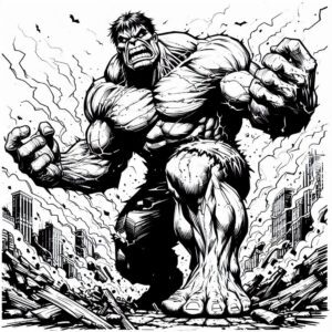 Incredible Hulk Free Printable Coloring Pages: 12 Unique Pictures to Print and Color