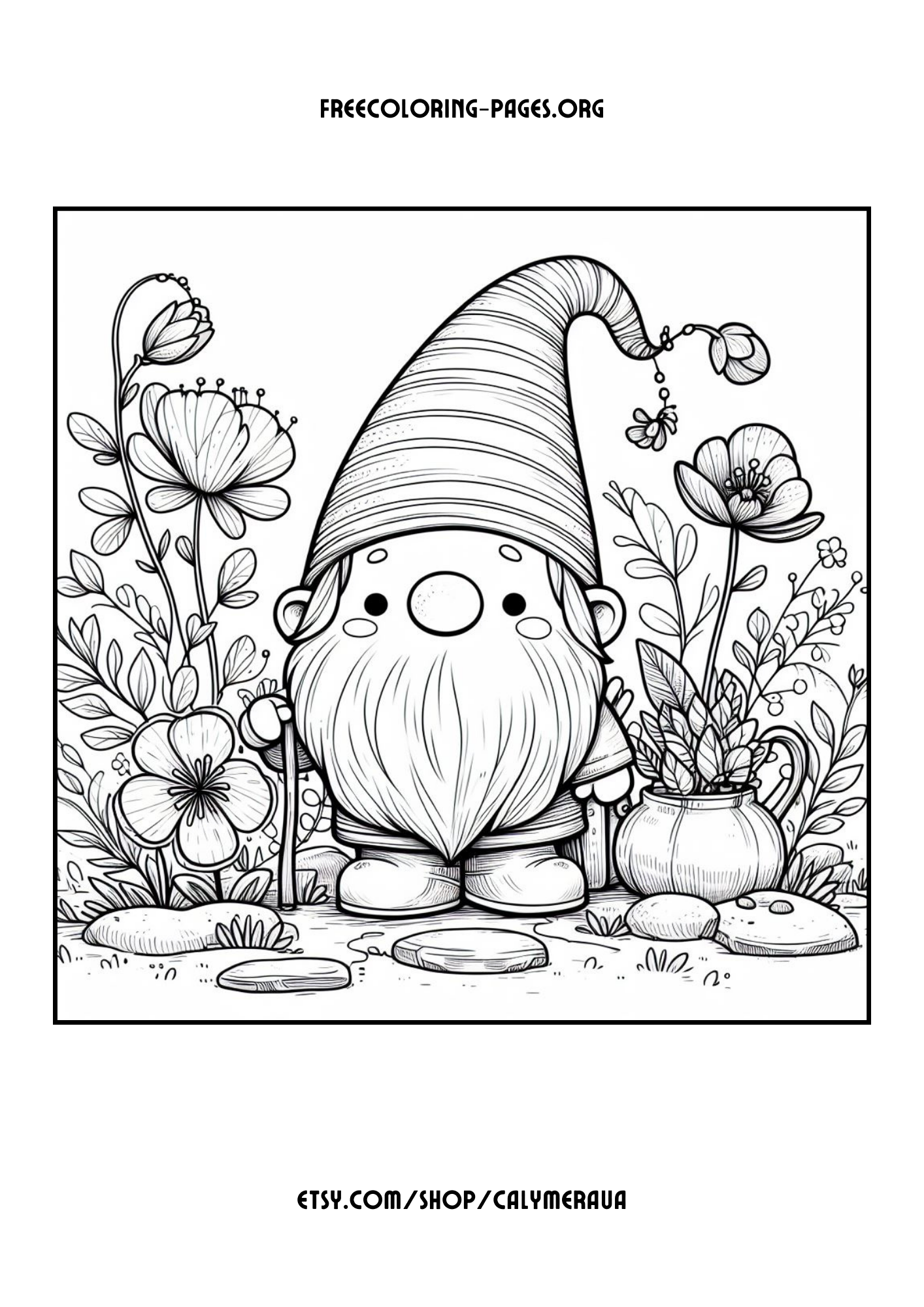 Free Printable Spring Coloring Pages: 20 Full-Size Springtime Coloring pages for kids, preschoolers and adults