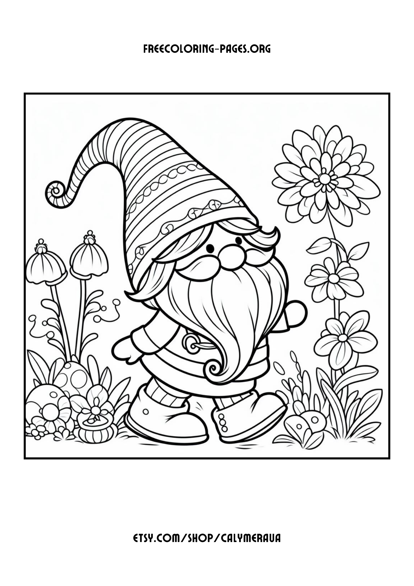 Free Printable Spring Coloring Pages: 20 Full-Size Springtime Coloring pages for kids, preschoolers and adults