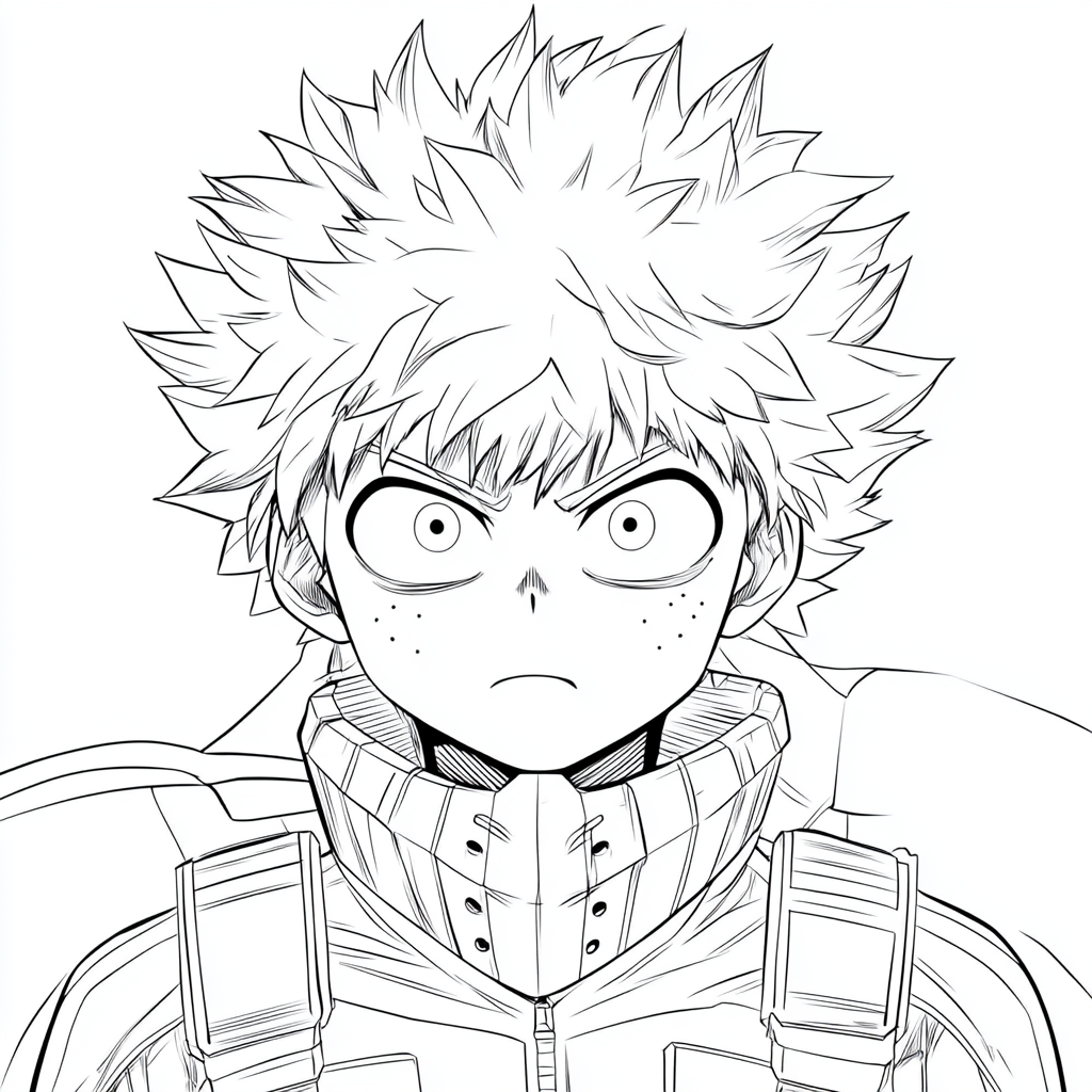 My_Hero_Academia_Deku_character_coloring_page