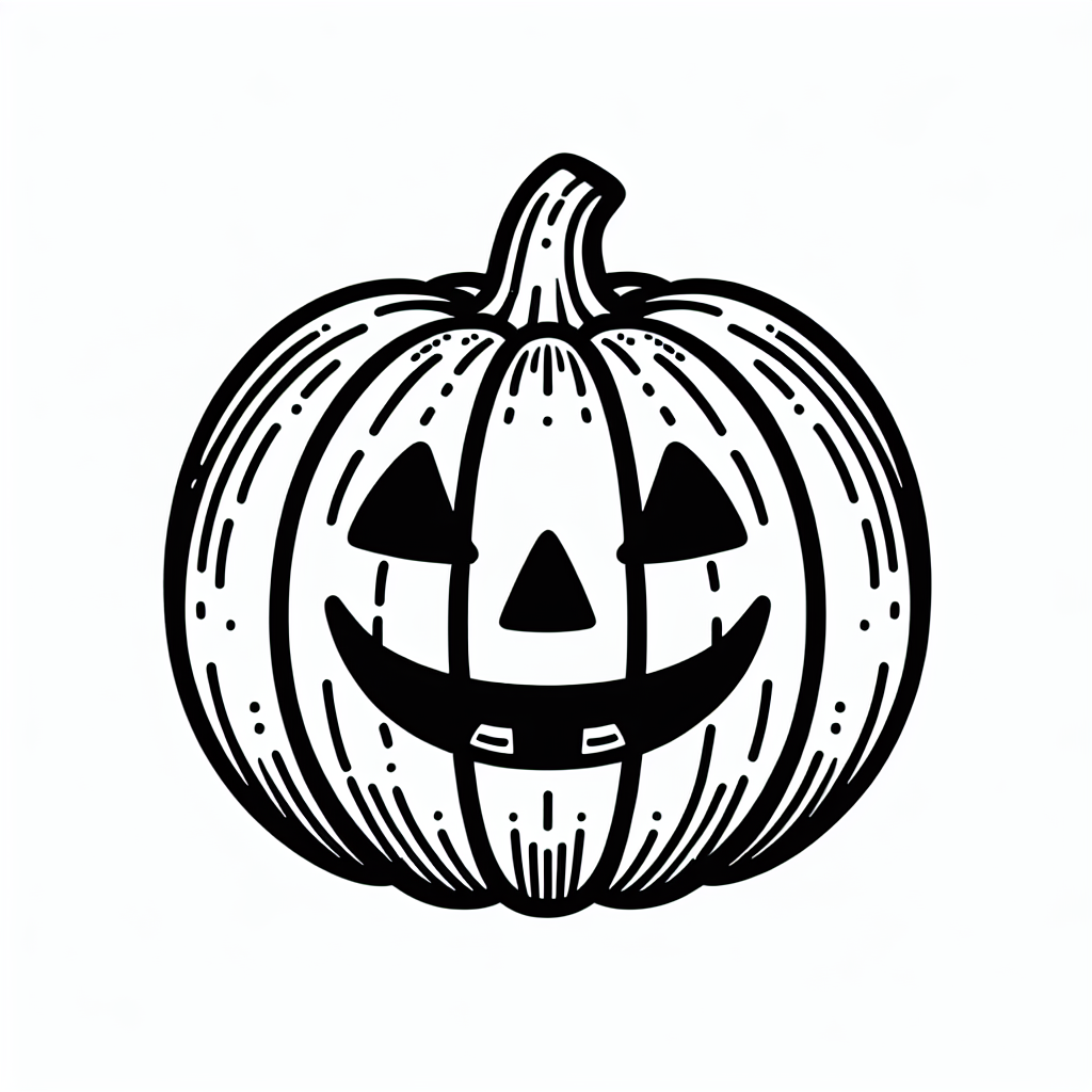 free cute fall printable coloring pages for kids and adults - halloween pumpkin