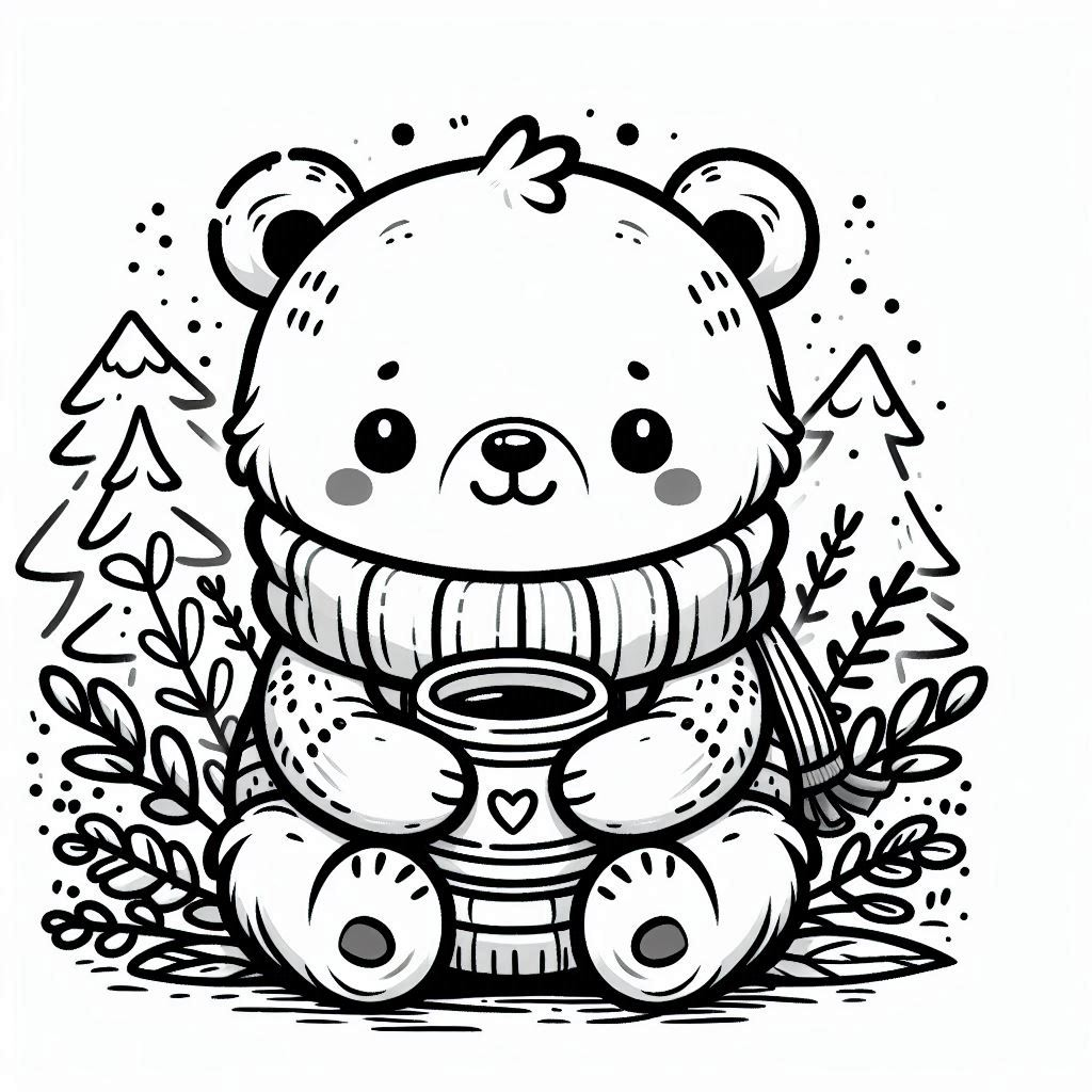 bear coloring pages