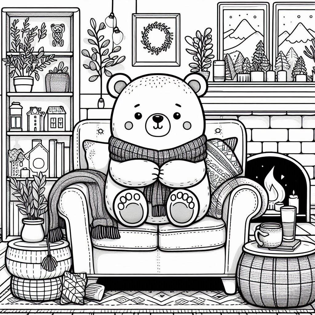 bear coloring pages