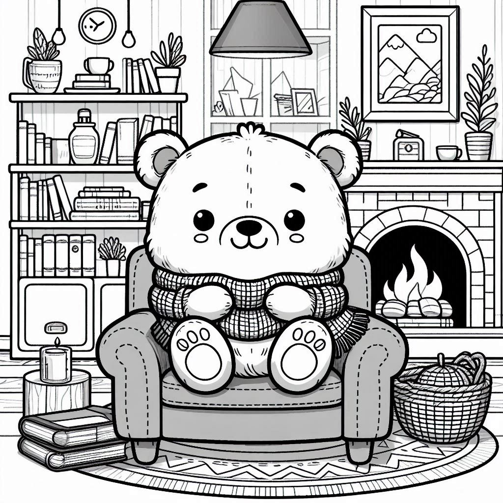 bear coloring pages