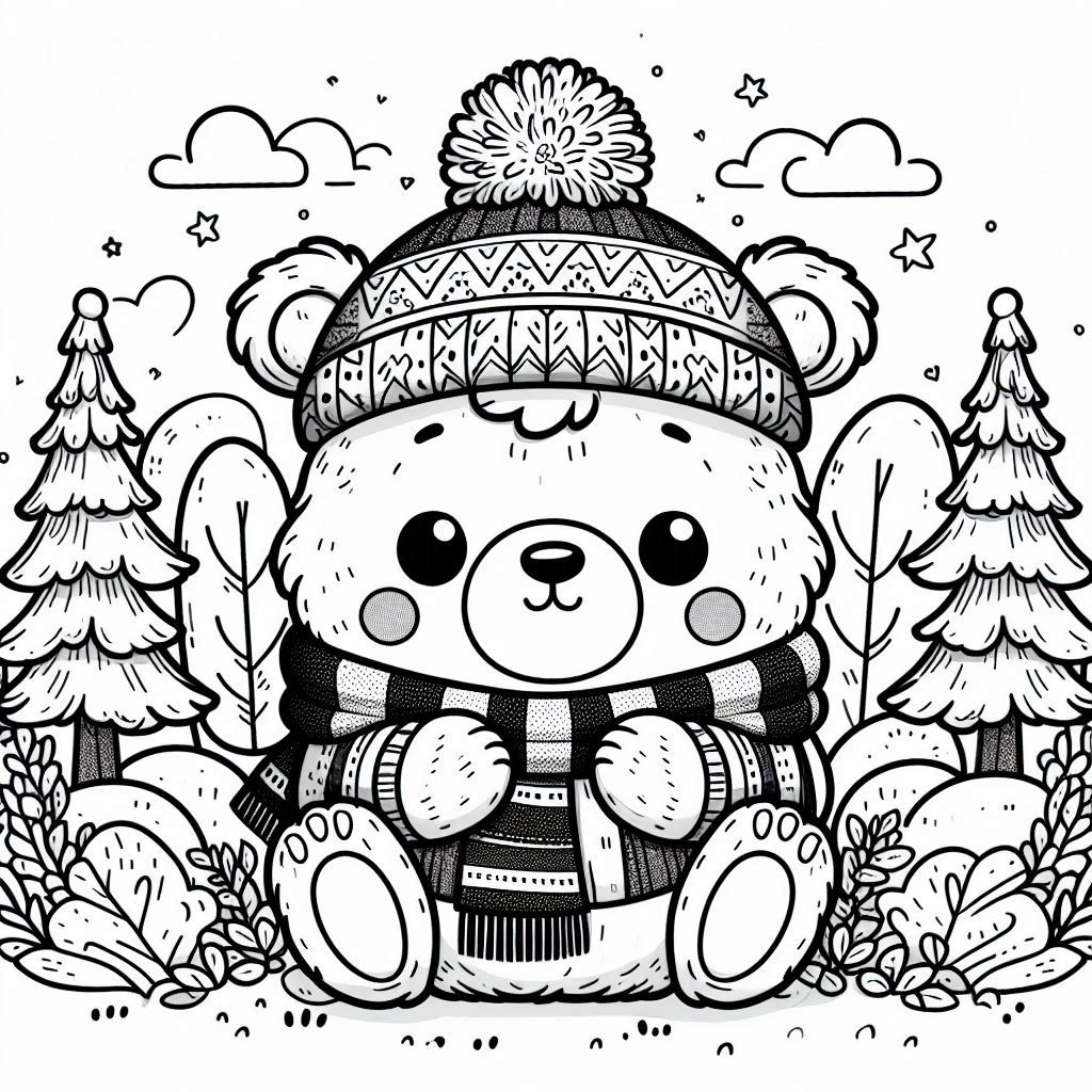 bear coloring pages