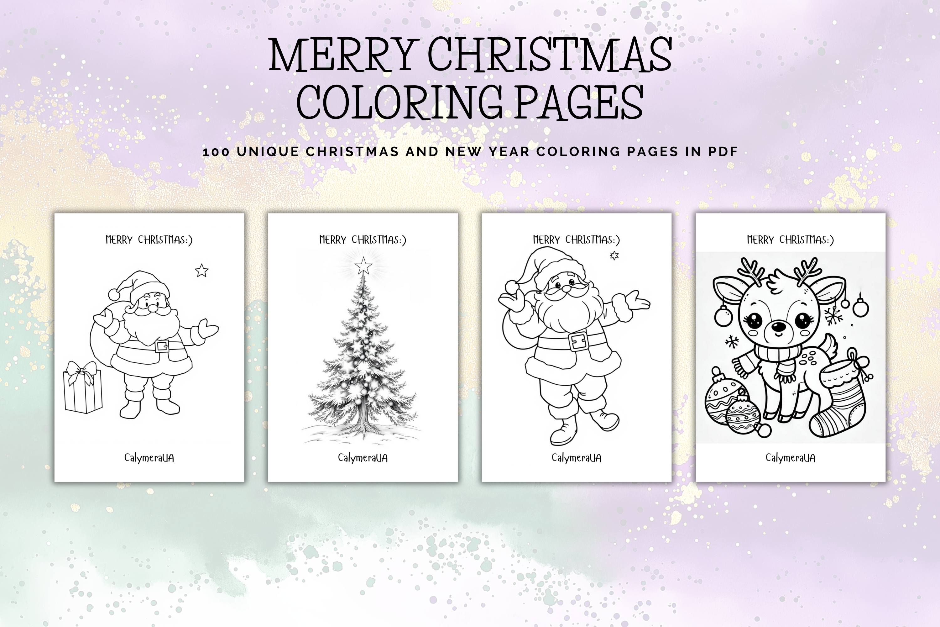 merry christmas coloring pages